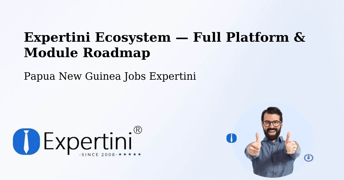 Expertini Ecosystem — Full Platform & Module Roadmap – Manus